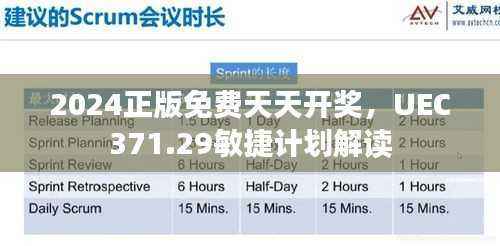 2024正版免费天天开奖,UEC371.29敏捷计划解读