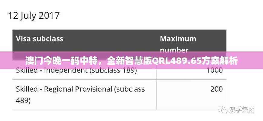澳门今晚一码中特,全新智慧版QRL489.65方案解析