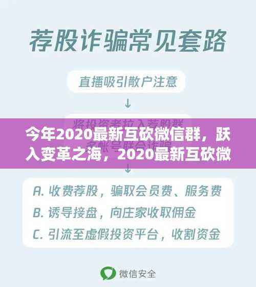 2020最新互砍微信群,跃入变革之海,铸就自信与成就
