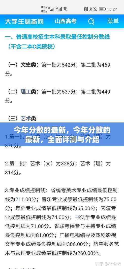 最新评测与介绍,今年分数的全面概览与分析