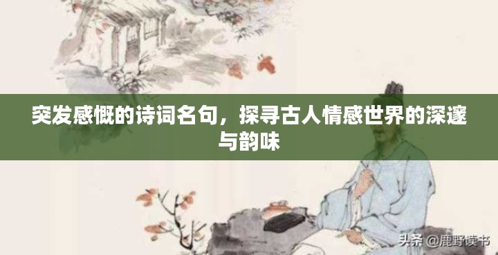 突发感慨的诗词名句,探寻古人情感世界的深邃与韵味