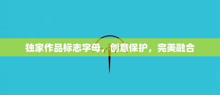 独家作品标志字母,创意保护,完美融合